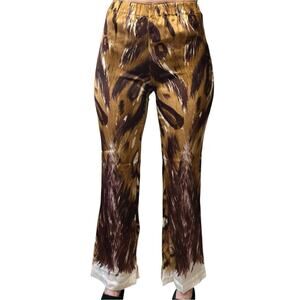 MARNI Wild Bunch Sablé Pants Cropped Flared Pyjama size IT 36